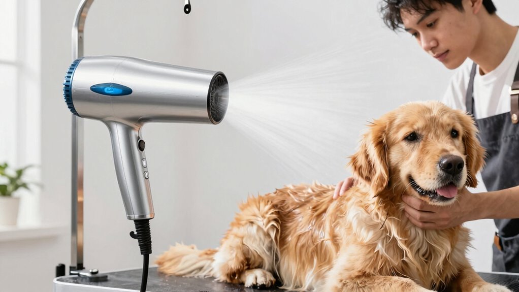 proper pet drying technique