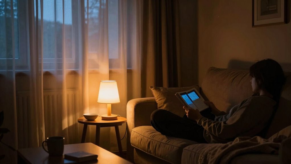 reduce evening blue light