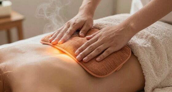 relaxing heat and massage