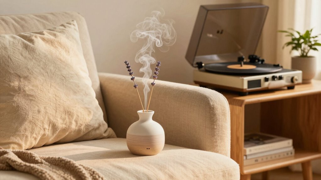 relaxing scents and sounds