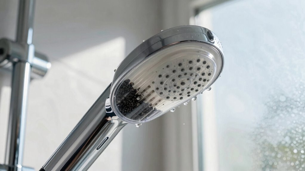 removes chlorine and heavy metals