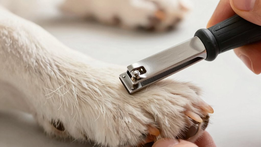 safe nail trimming angle