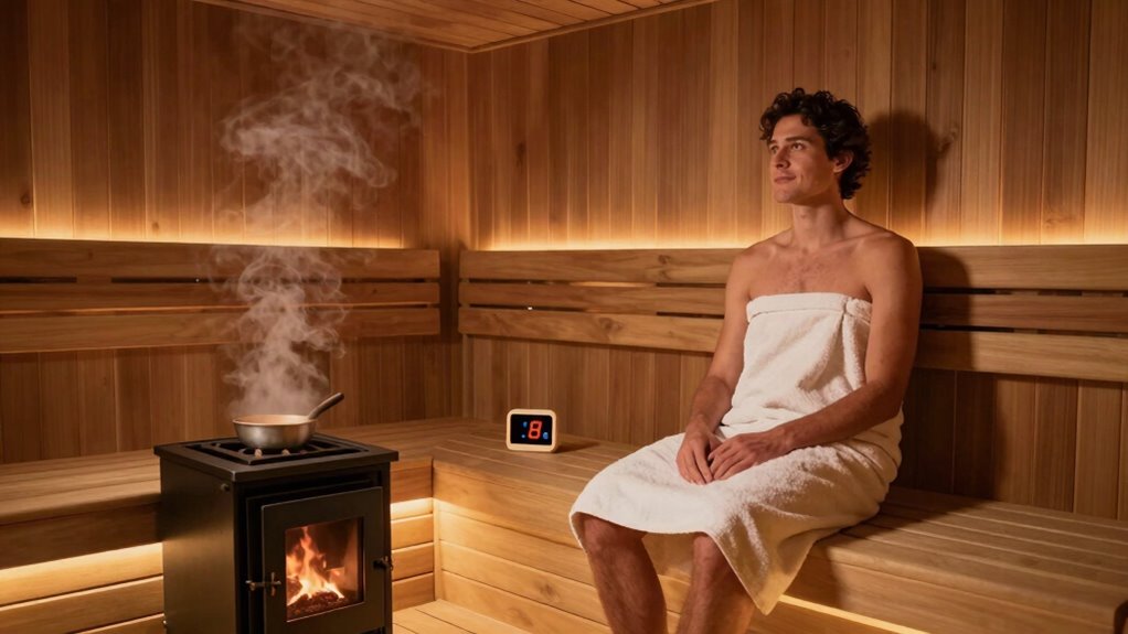 sauna time and hydration