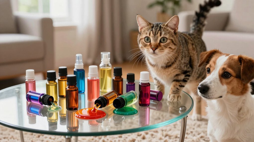 secure diffuser and bottles