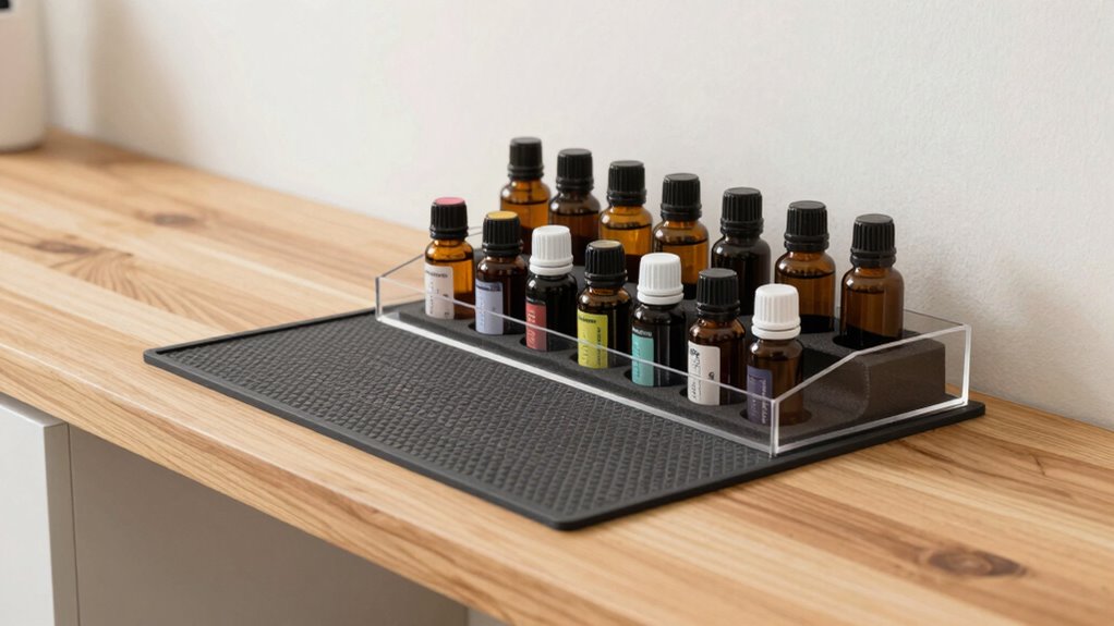 secure non slip oil station