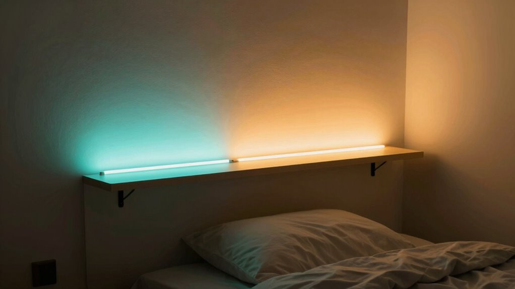 set mood with led lighting