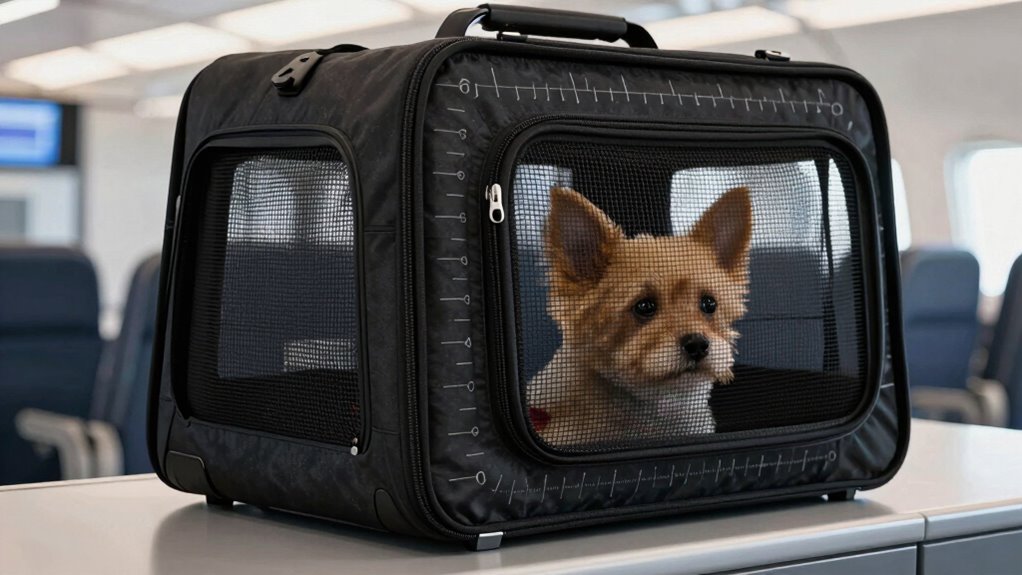 standard airline pet carrier dimensions