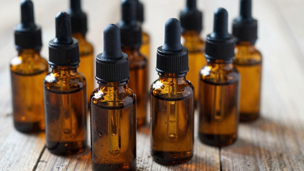 store oils in dark containers