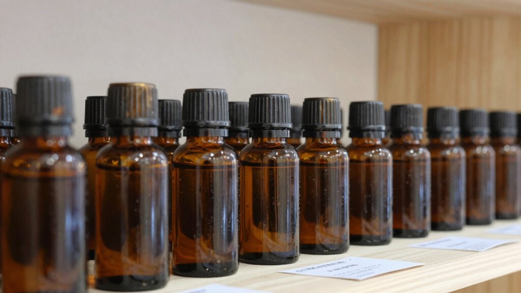 store oils in dark containers