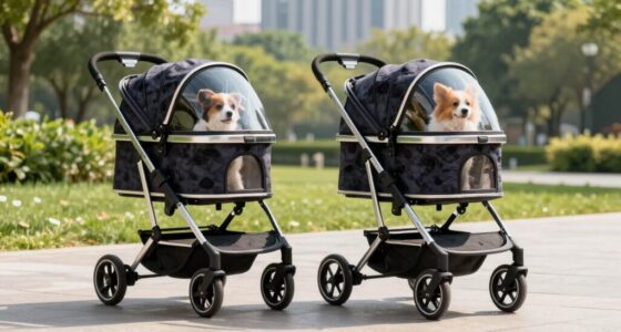 top luxury dual pet strollers