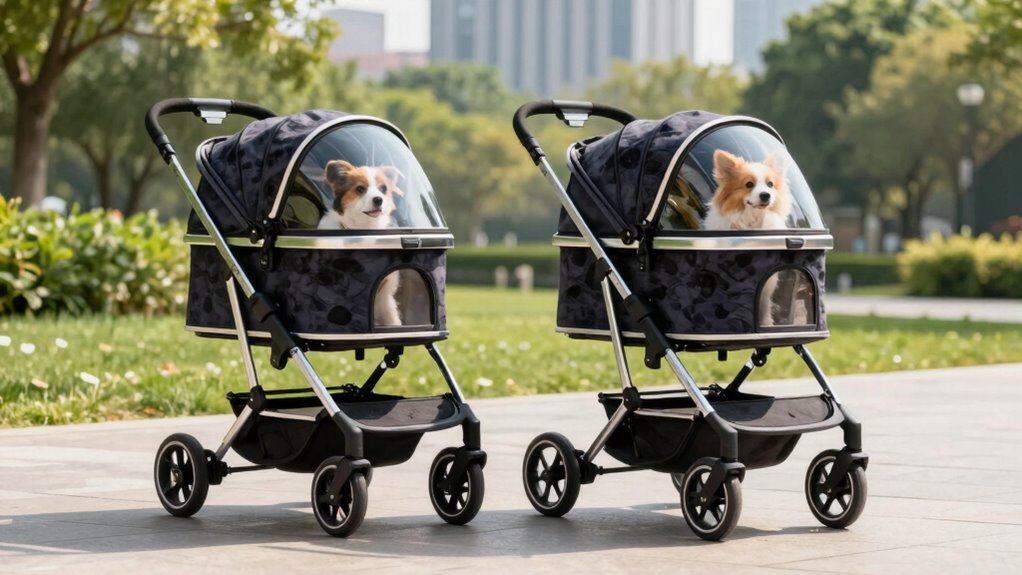 top luxury dual pet strollers