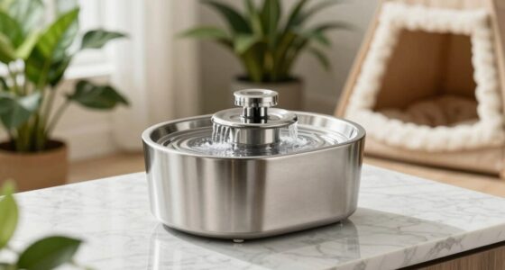 top stainless steel cat fountains