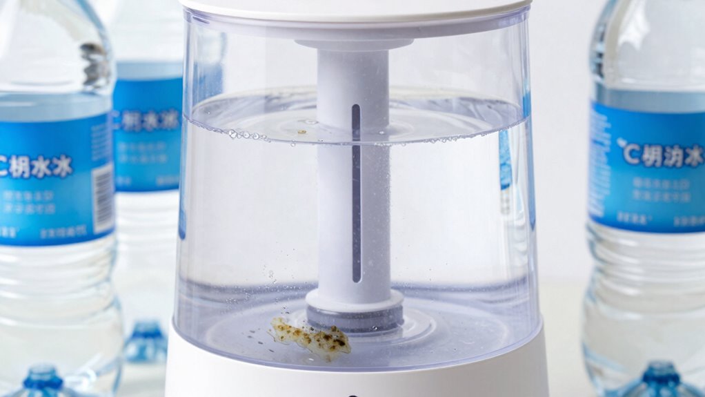 use distilled water only