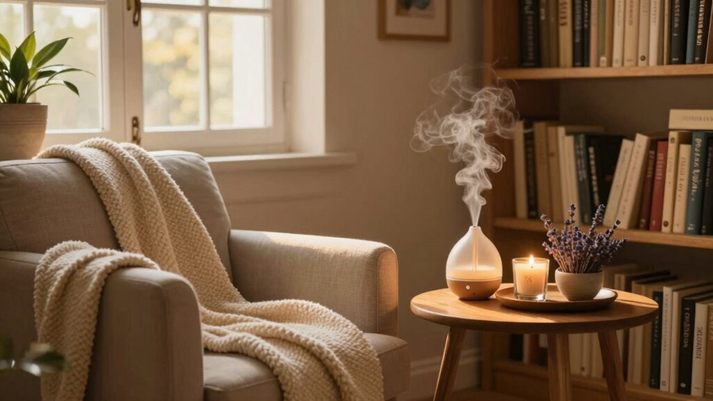 aromatherapy enhances cozy reading