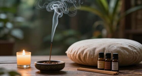 aromatherapy enhances meditation consistency