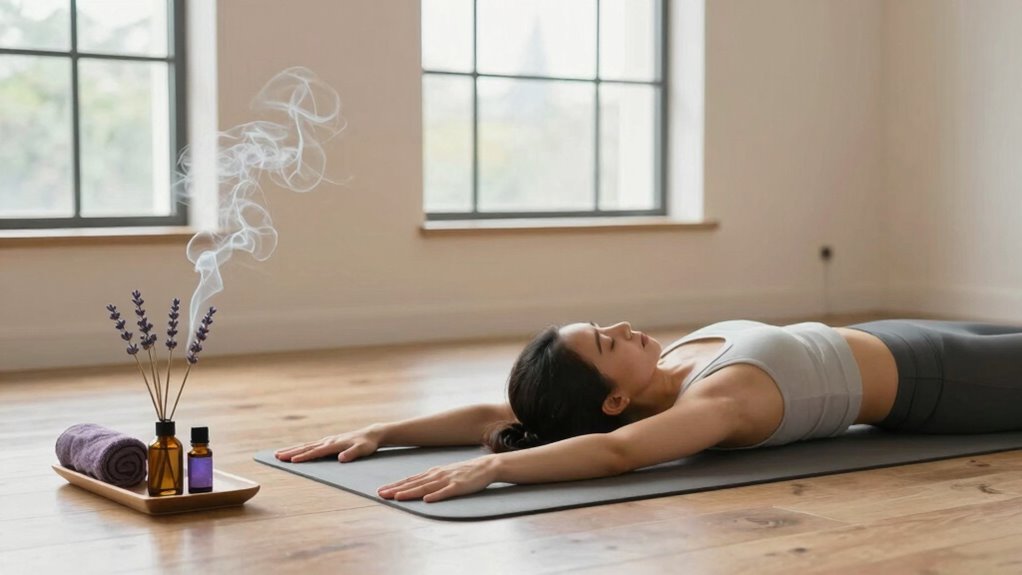 aromatherapy enhances stretching recovery