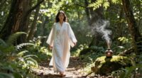 aromatherapy enhances walking meditation