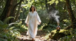aromatherapy enhances walking meditation