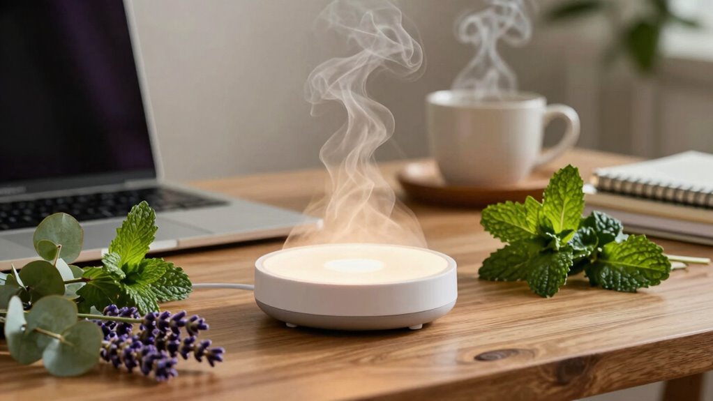 aromatherapy enhances workspace well being