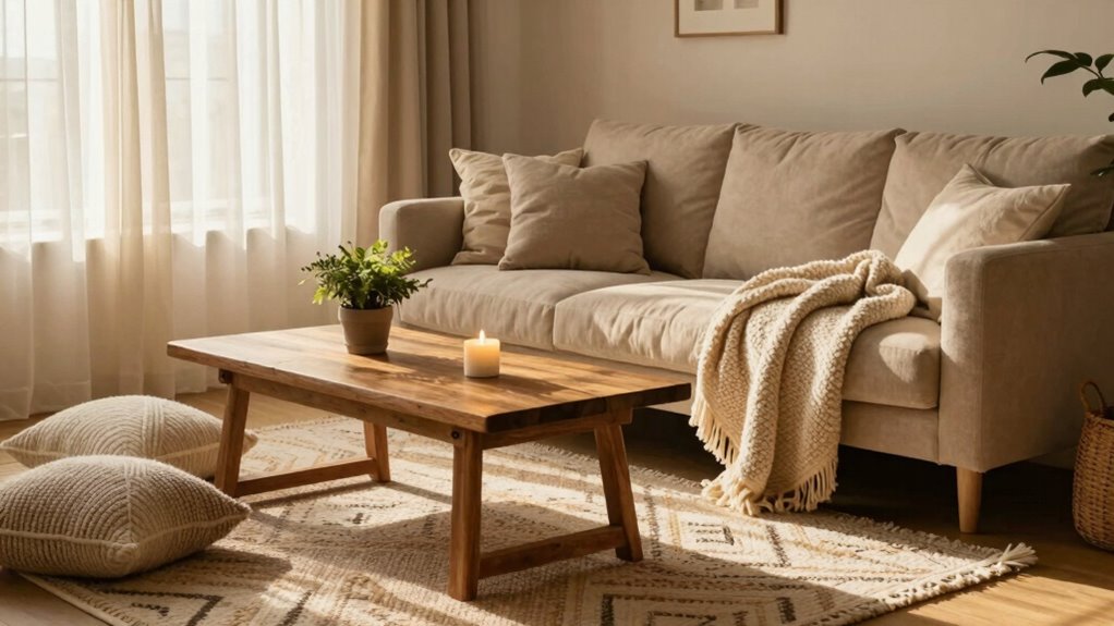 balance warmth with lightness