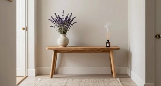 calm scented simple entry