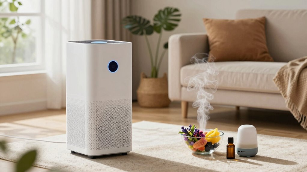 combining air purification and aromatherapy