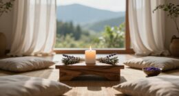 create a calming ending cue