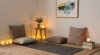 create a cozy wellness nook
