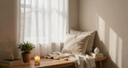 create a peaceful reflection corner
