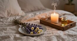 create calming scent routine
