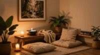 create peaceful evening space