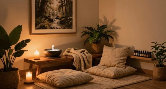 create peaceful evening space