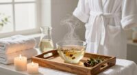 create warm relaxation routine