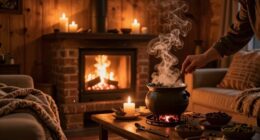evening warmth enhances atmosphere