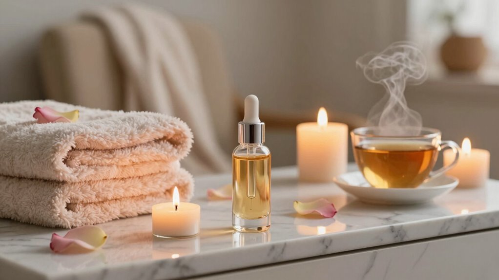 gentle cleansing and aromatherapy