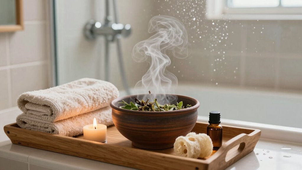 home heat relaxation ritual