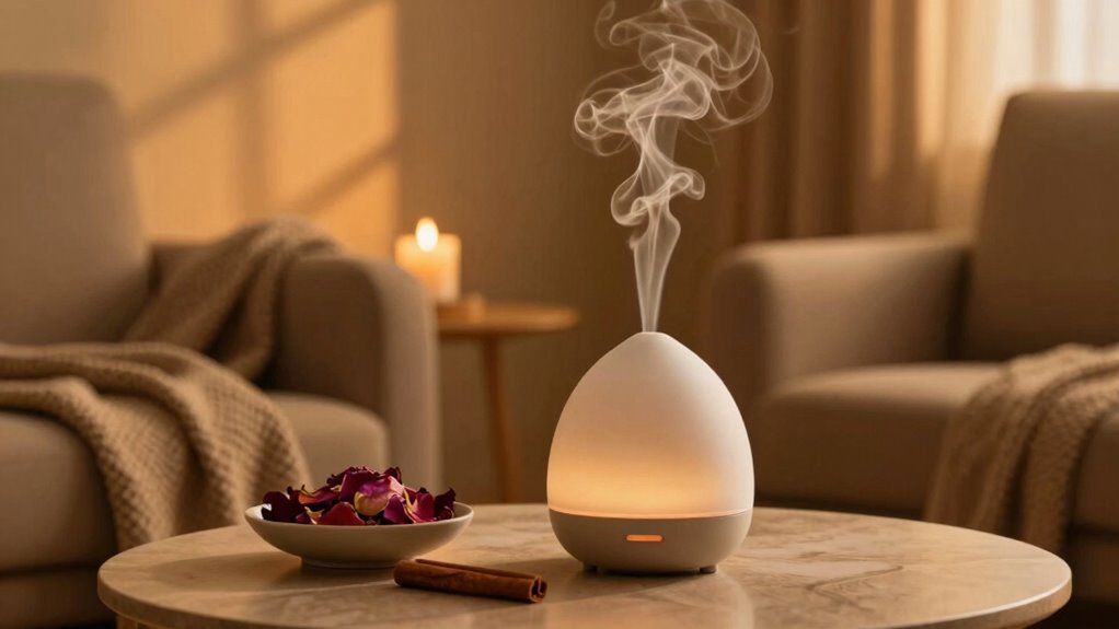 layered scents create calming ambiance