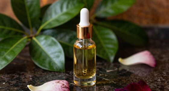 luxurious nighttime face oils