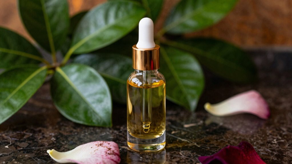 luxurious nighttime face oils