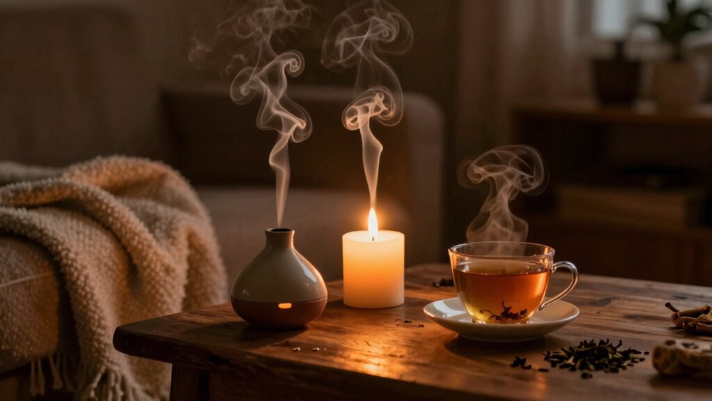 mindful aromatherapy evening ritual