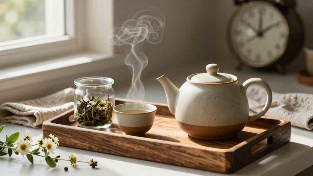 mindful tea preparation ritual