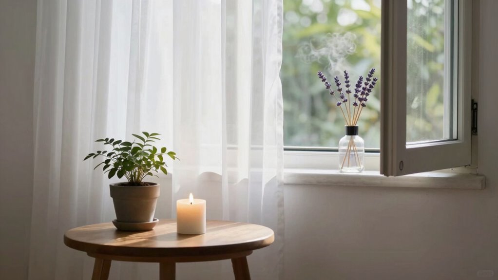 natural light and mindful breathing