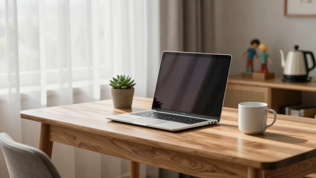 organized inviting ergonomic workspace