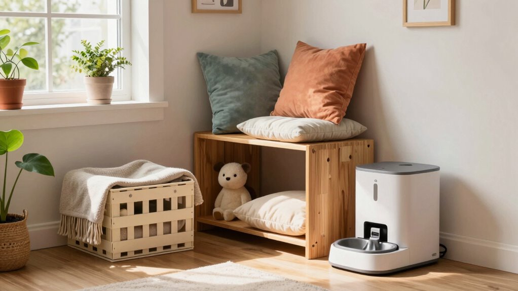 pet friendly small space organization