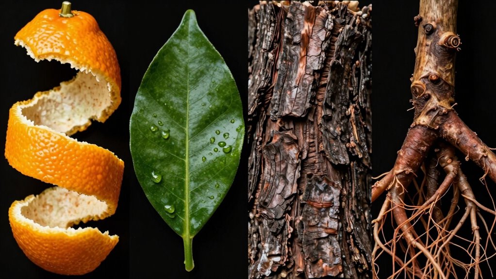 plant parts aromatic diversity