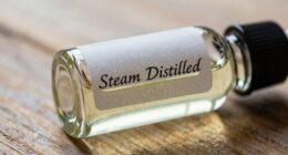 purified through steam distillation