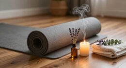 scented yoga relaxation ritual
