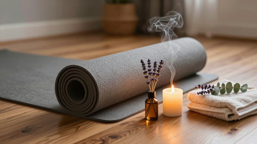 scented yoga relaxation ritual
