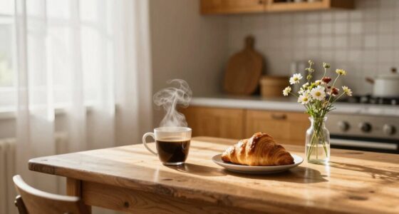 serene morning kitchen ambiance