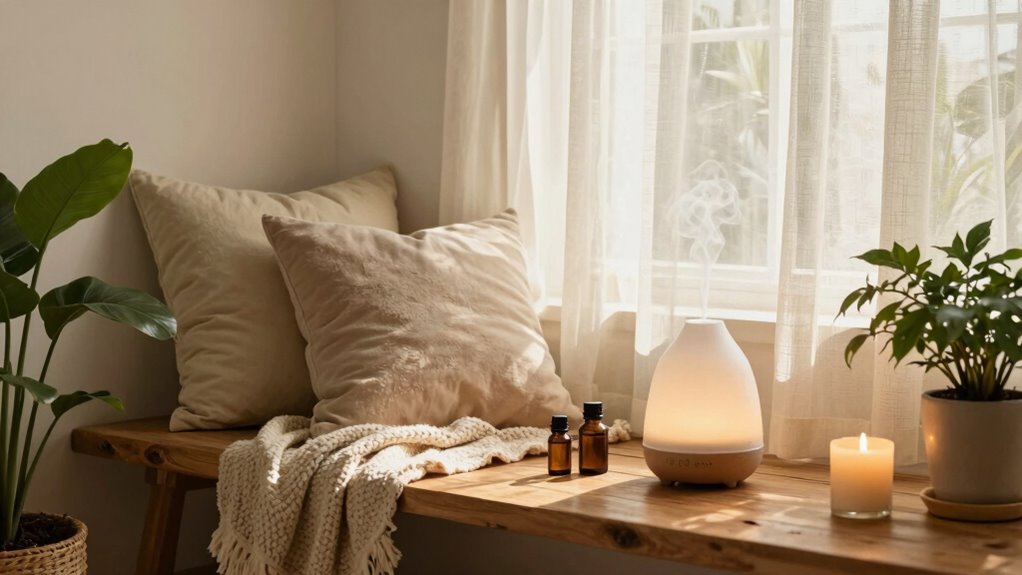 strategic diffuser placement enhances relaxation